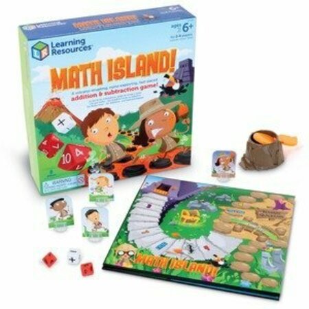 LEARNING RESOURCES Game, Mathisland, Add, Sub LRNLER5025